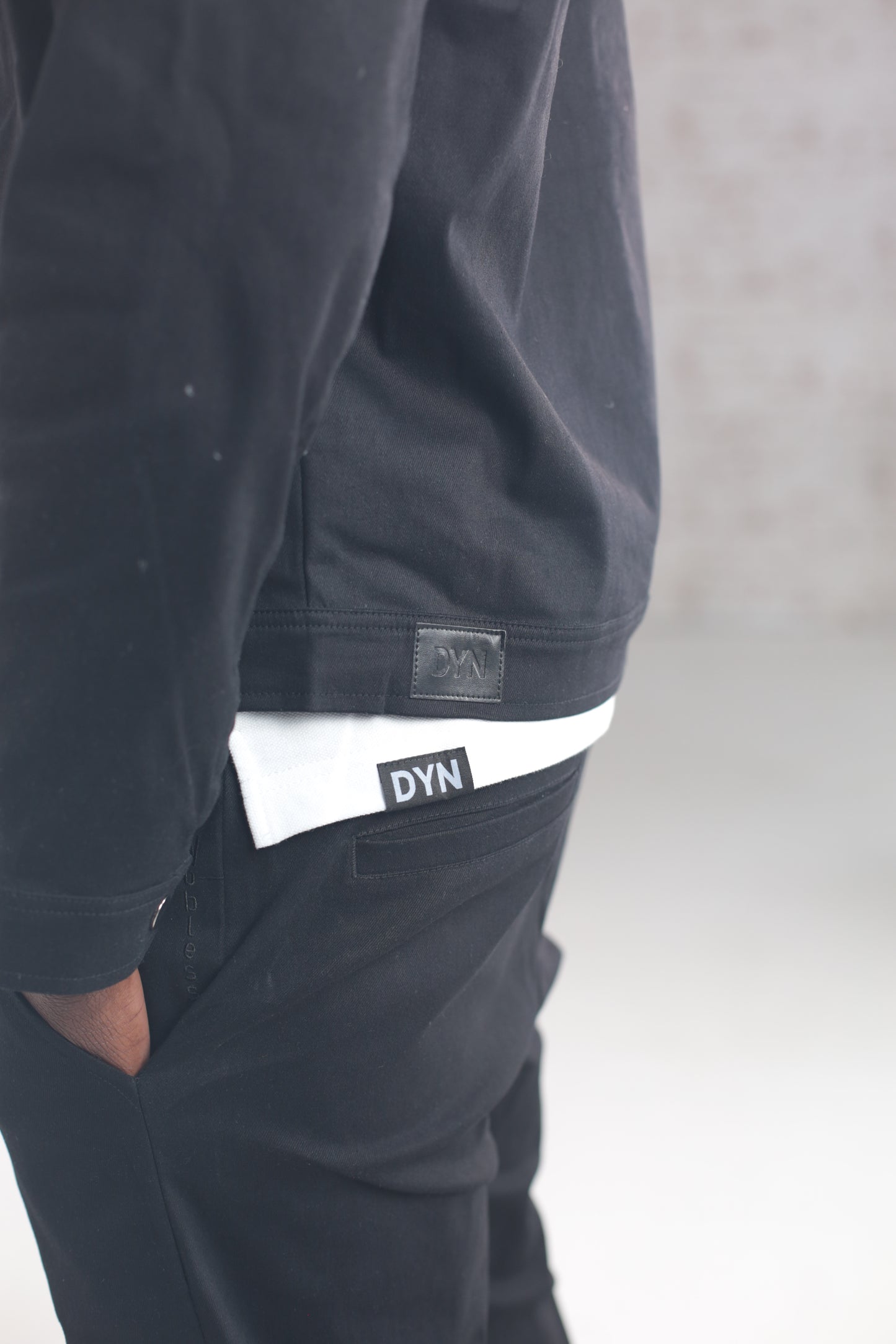 DYN poloshirt white