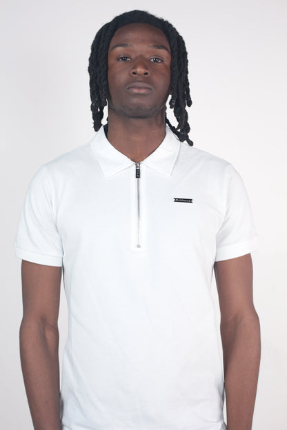 DYN poloshirt white