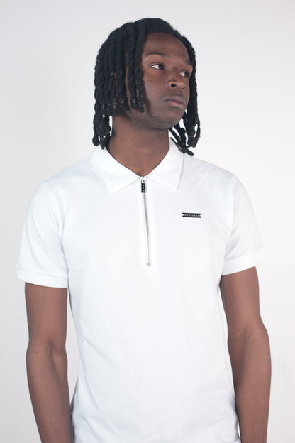 DYN poloshirt white