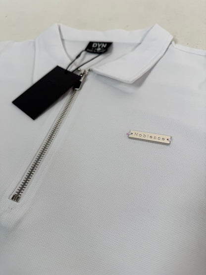 DYN poloshirt white